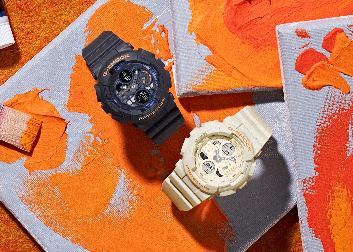 Casio представила часы G-Shock GMA-S140-2A2 и GMA-S140-7A