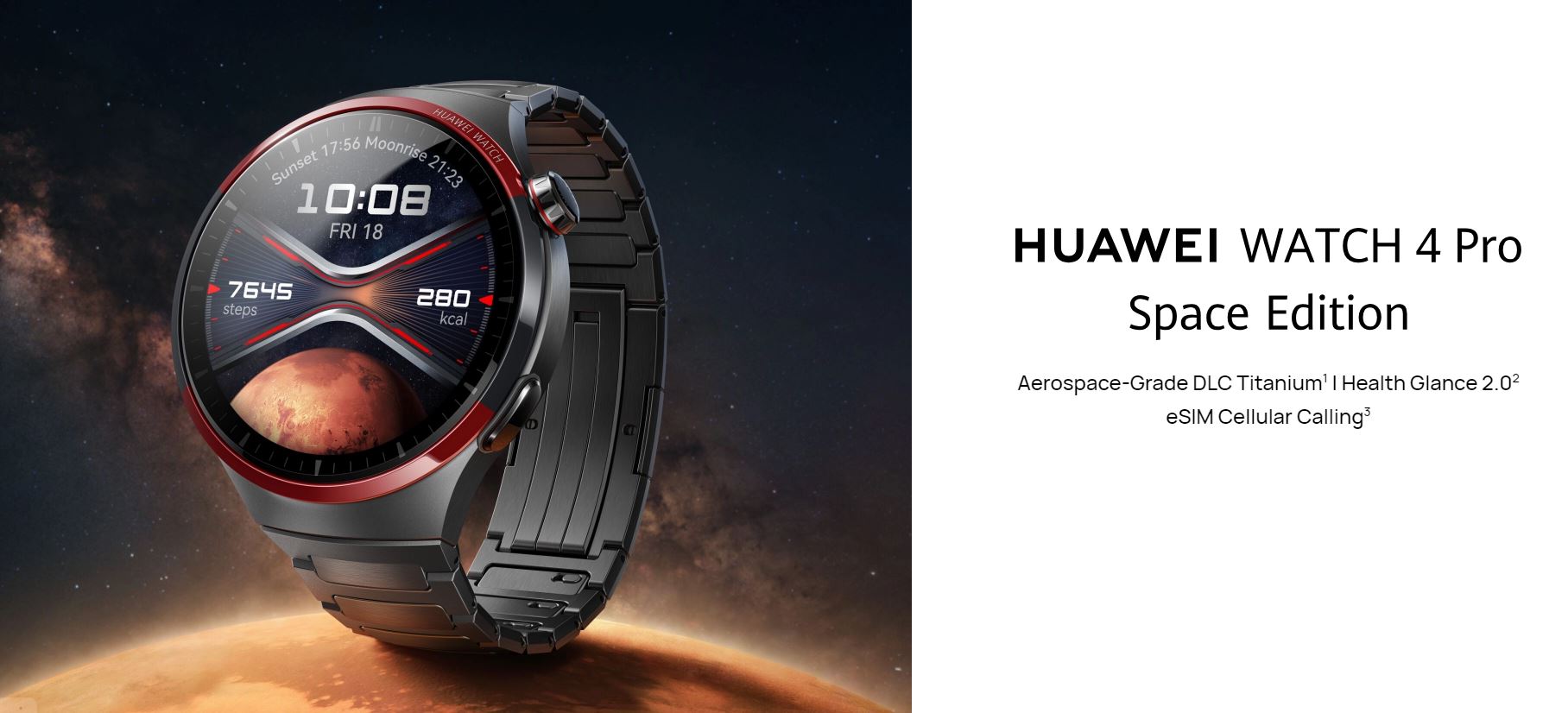 Huawei Watch 4 Pro Space Edition в титановом корпусе