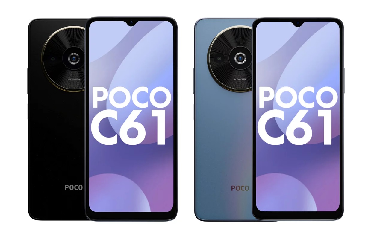 Бюджетный смартфон POCO C61 продемонстрирован на рендерах