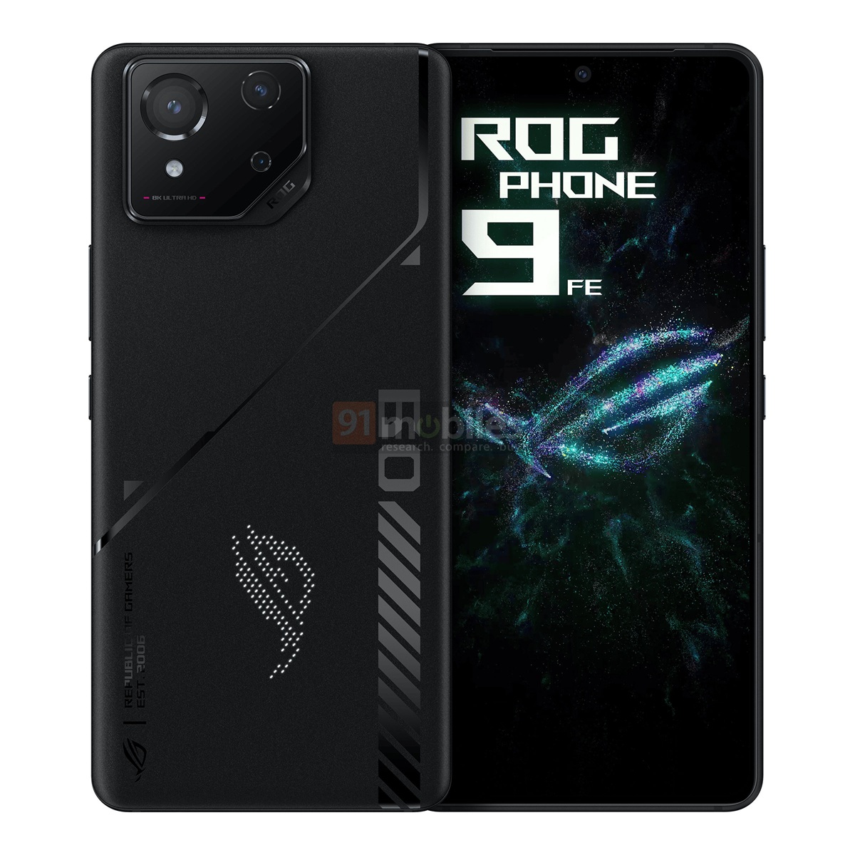 первые рендеры и характеристики ASUS ROG Phone 9 FE