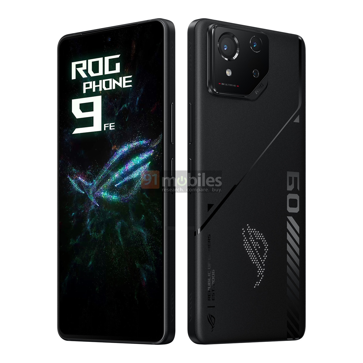 первые рендеры и характеристики ASUS ROG Phone 9 FE