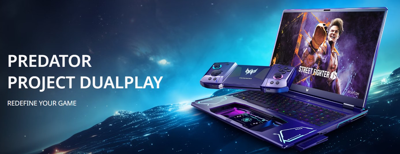 Acer продемонстрировала ноутбук Predator Project DualPlay