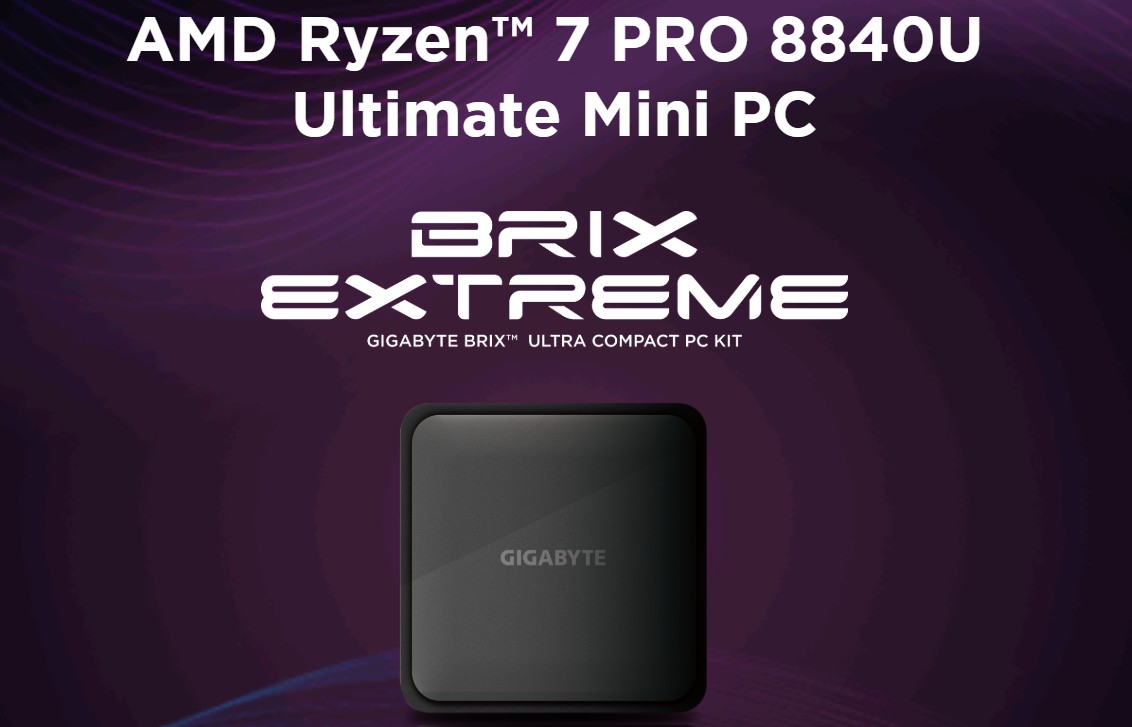 GIGABYTE BRIX GB-BER7-8840