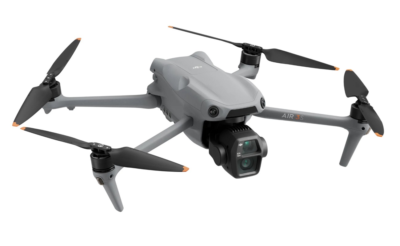 Новый дрон DJI Air 3S продемонстрирован на фото