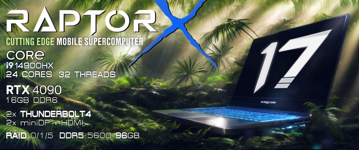 игровой ноутбук Eurocom Raptor X17