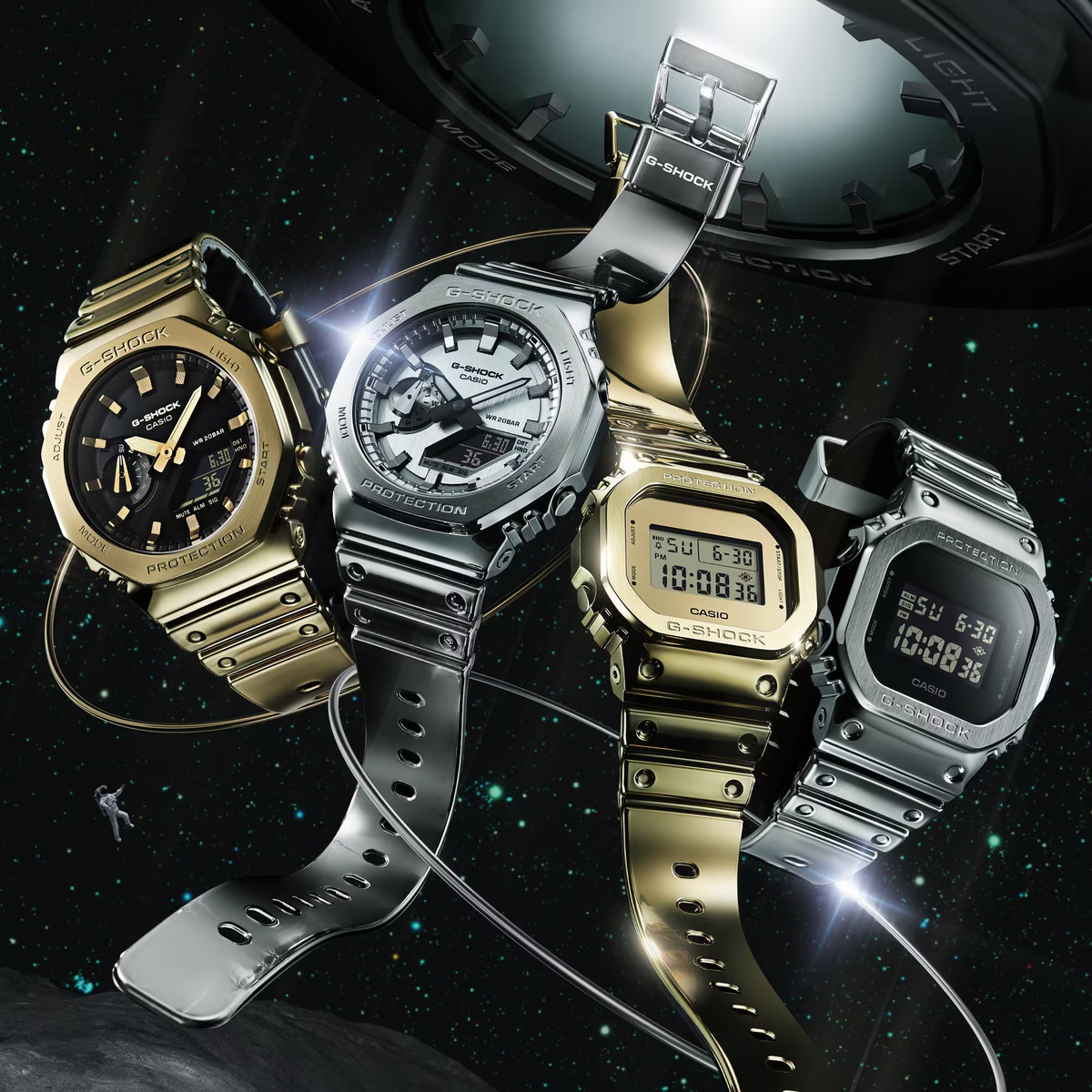 Casio представила серию G-Shock Fine Metallic