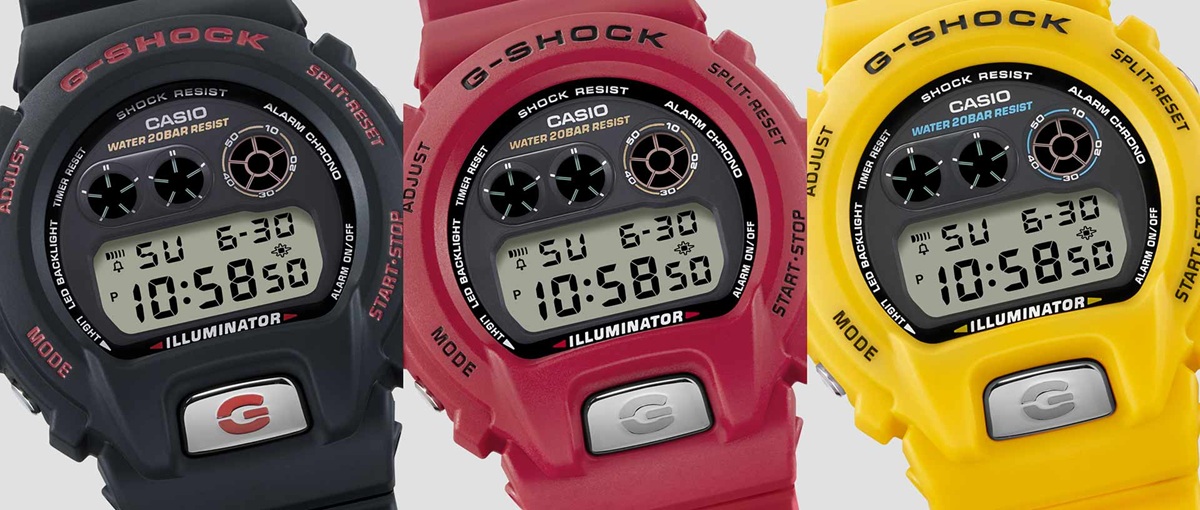 Casio представила серию G-Shock DW-6900 30th Anniversary Special Edition