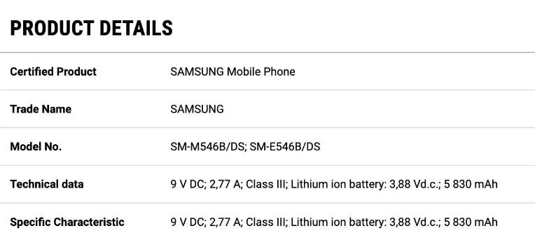 Samsung Galaxy F54