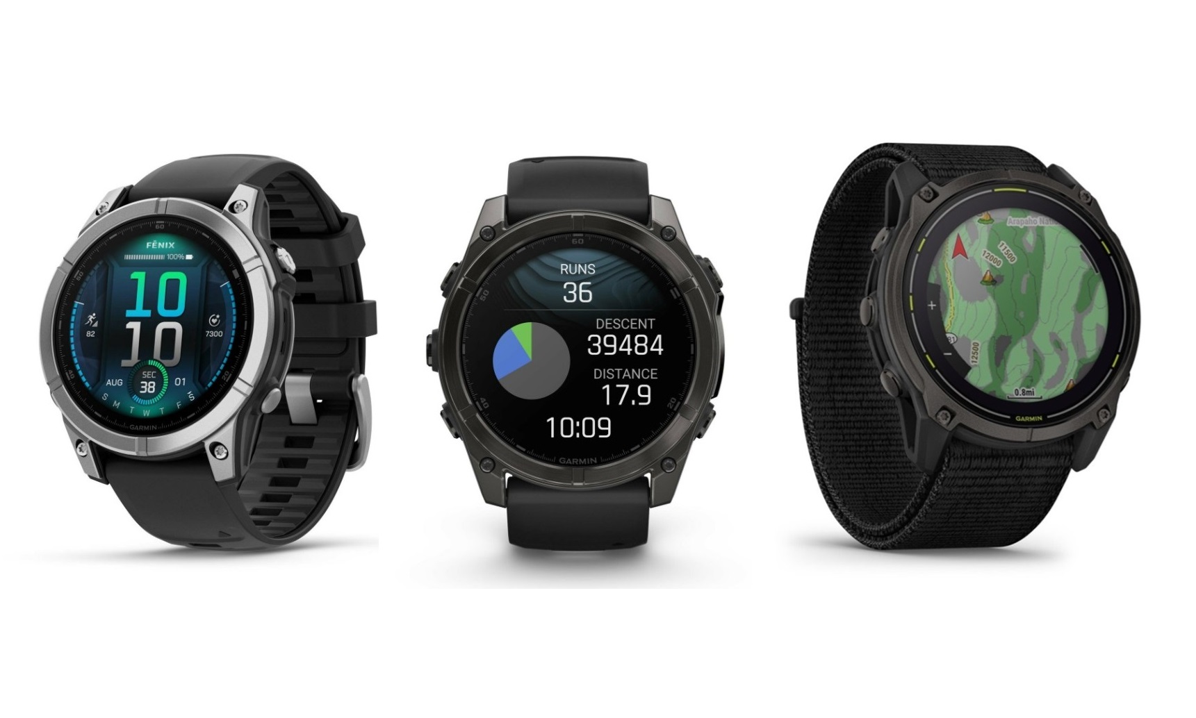 Garmin Fenix ​​8, Fenix ​​E и Enduro 3 появились на рендерах