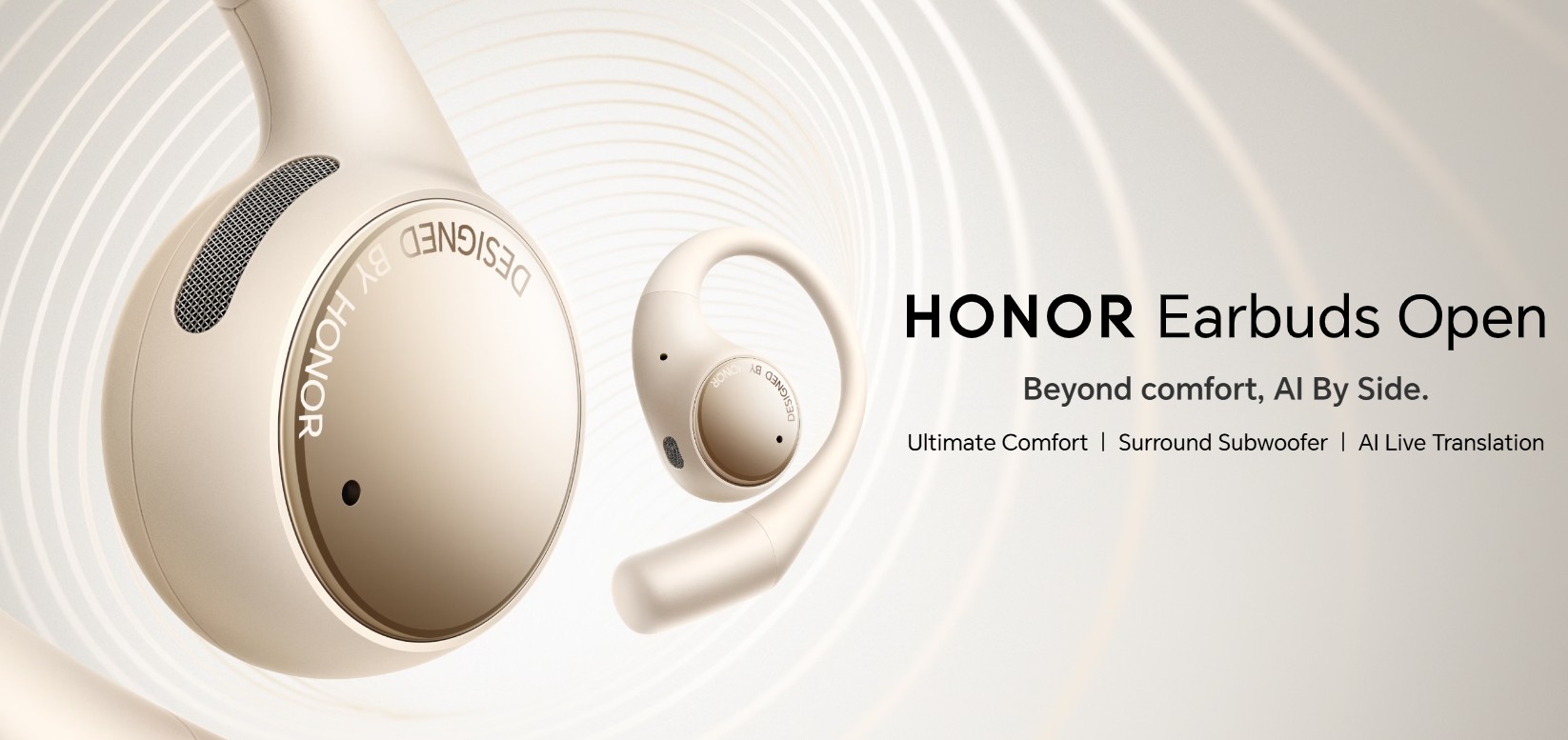 HONOR представила беспроводные наушники Earbuds Open с функцией перевода в реальном времени