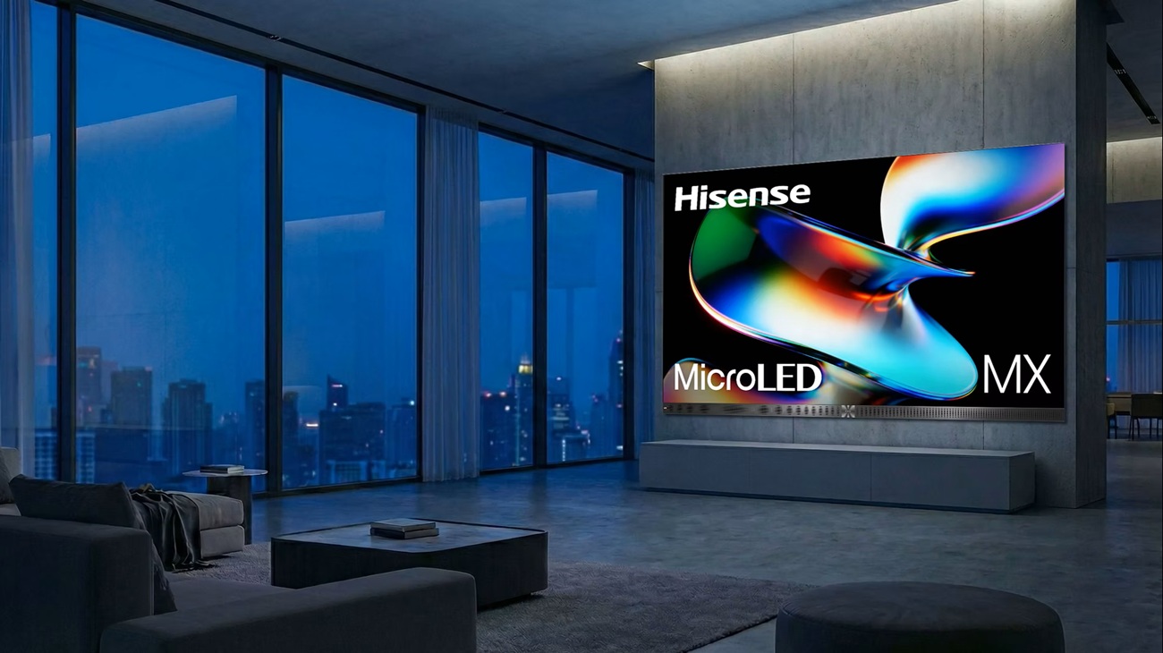 Hisense представила дисплей 163MX RGBY MicroLED