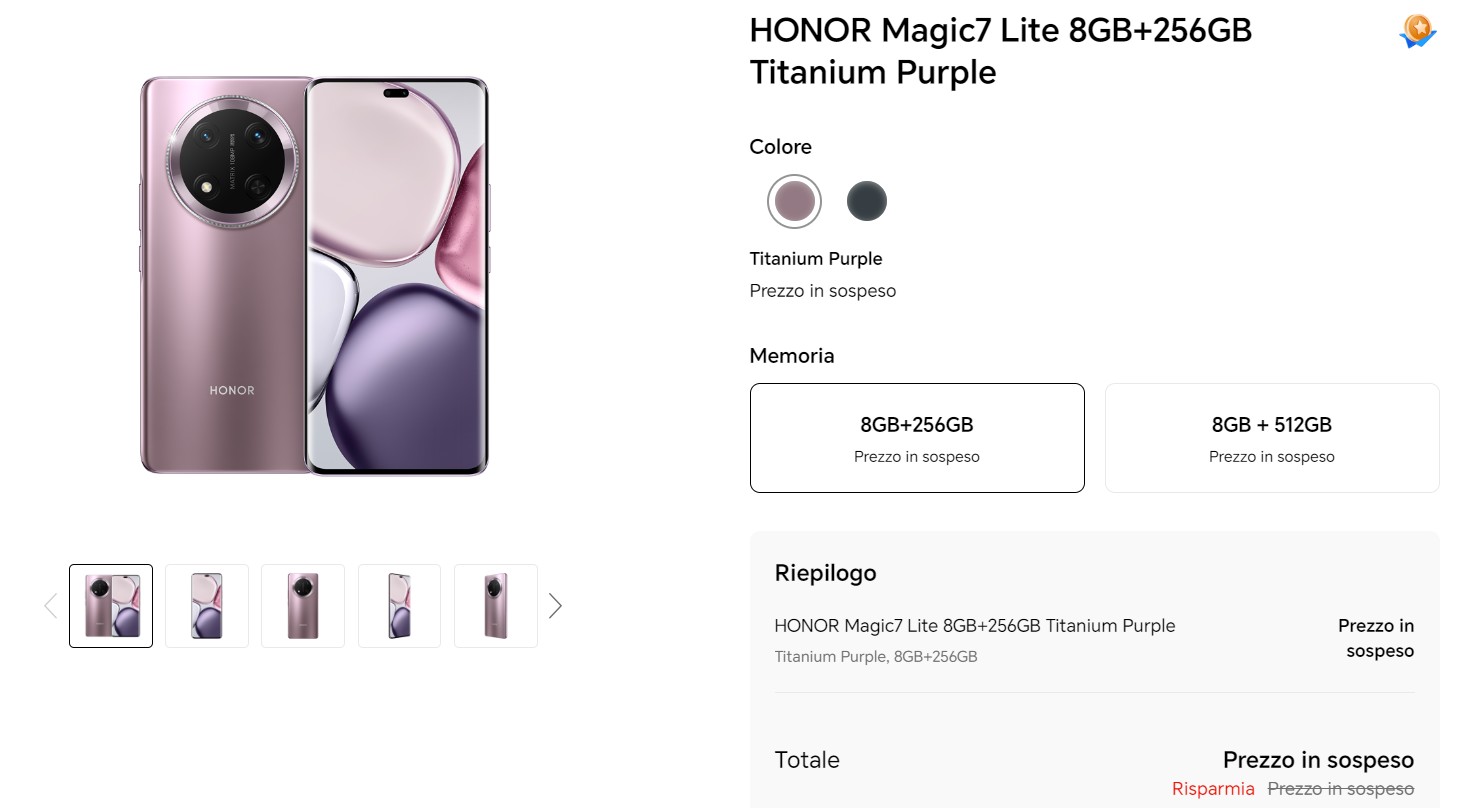 HONOR Magic7 Lite готовится к выходу на европейском рынке