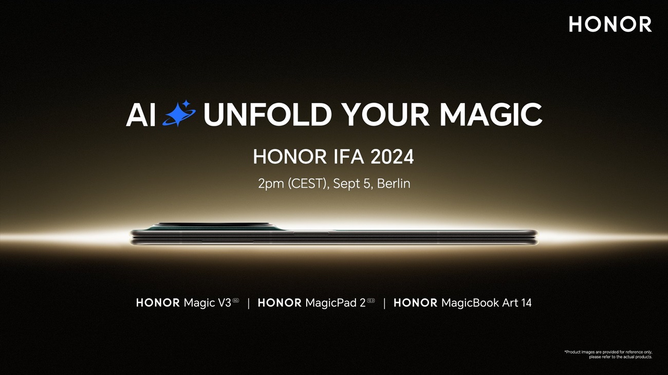 Honor Magic V3, MagicPad 2 и MagicBook Art 14 дебютируют на глобальном рынке в начале сентября