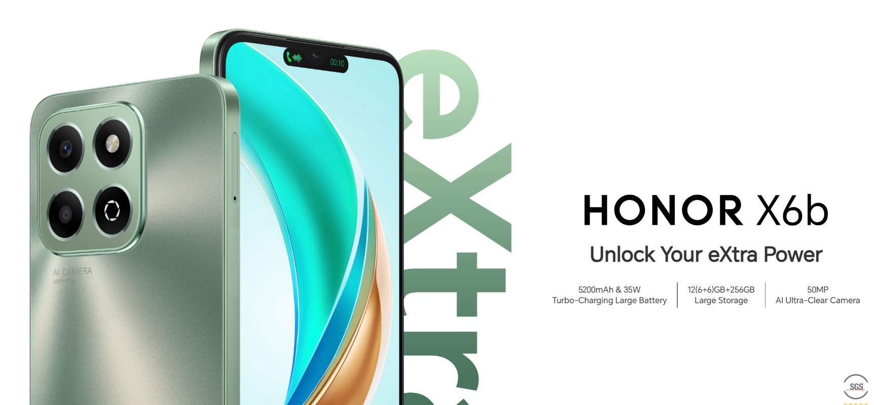 Honor X6b с аккумулятором 5200 мАч представлен на глобальном рынке