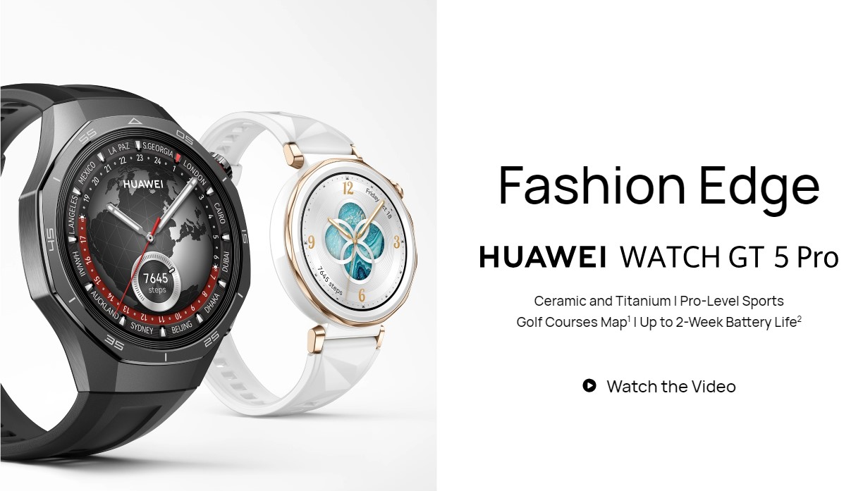 Huawei представила часы Watch GT 5 Pro