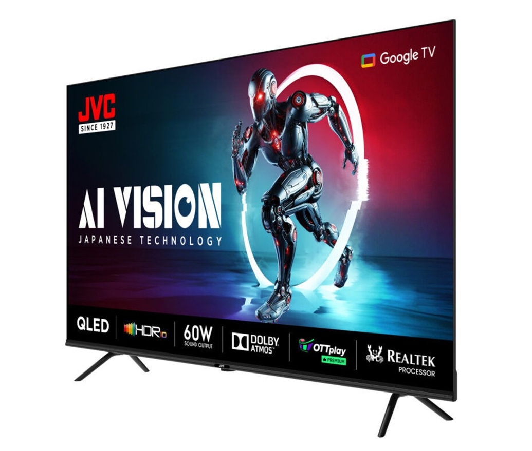 Представлены телевизоры серии JVC AI Vision QLED TV с Google TV