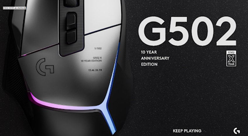 Представлена мышь Logitech G502 X Plus AL Edition