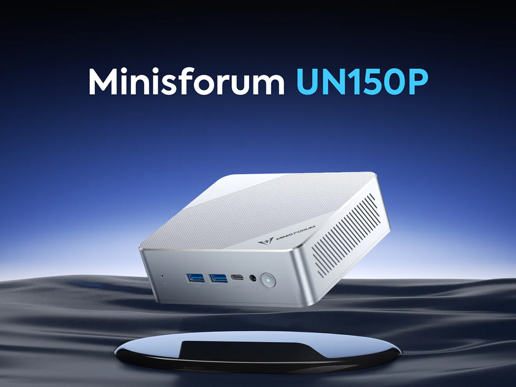 Представлен мини-ПК Minisforum UN150P на базе Intel N150