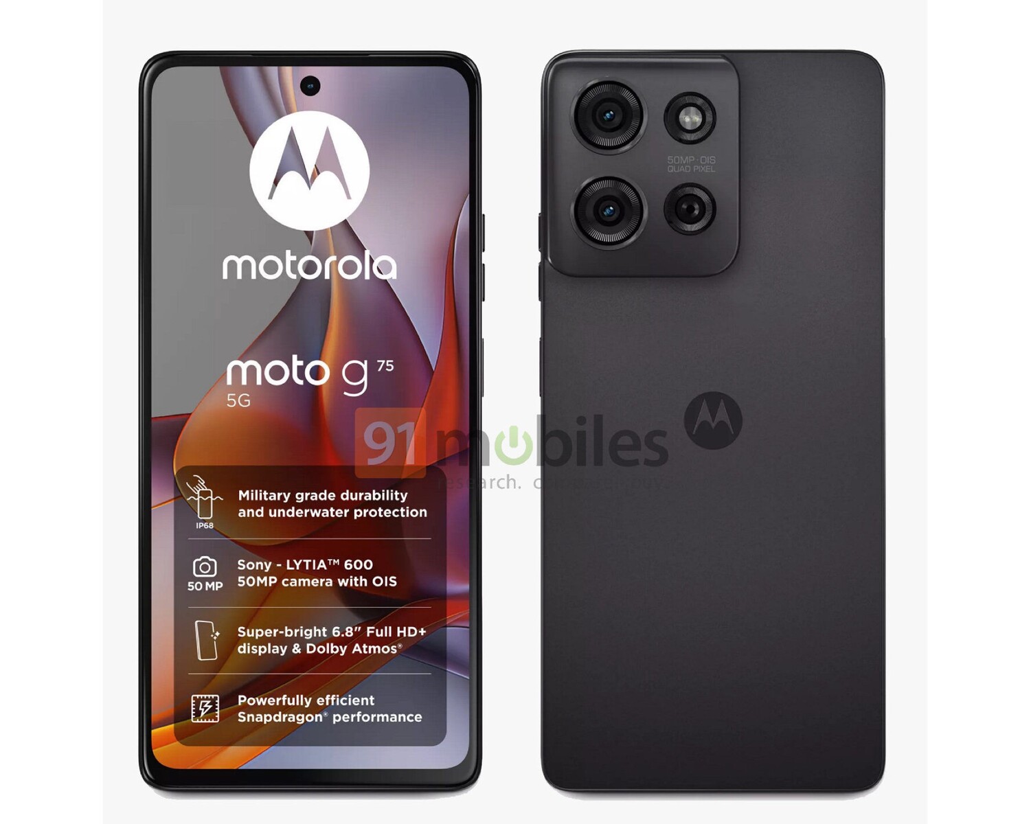 рендеры смартфона Moto G75