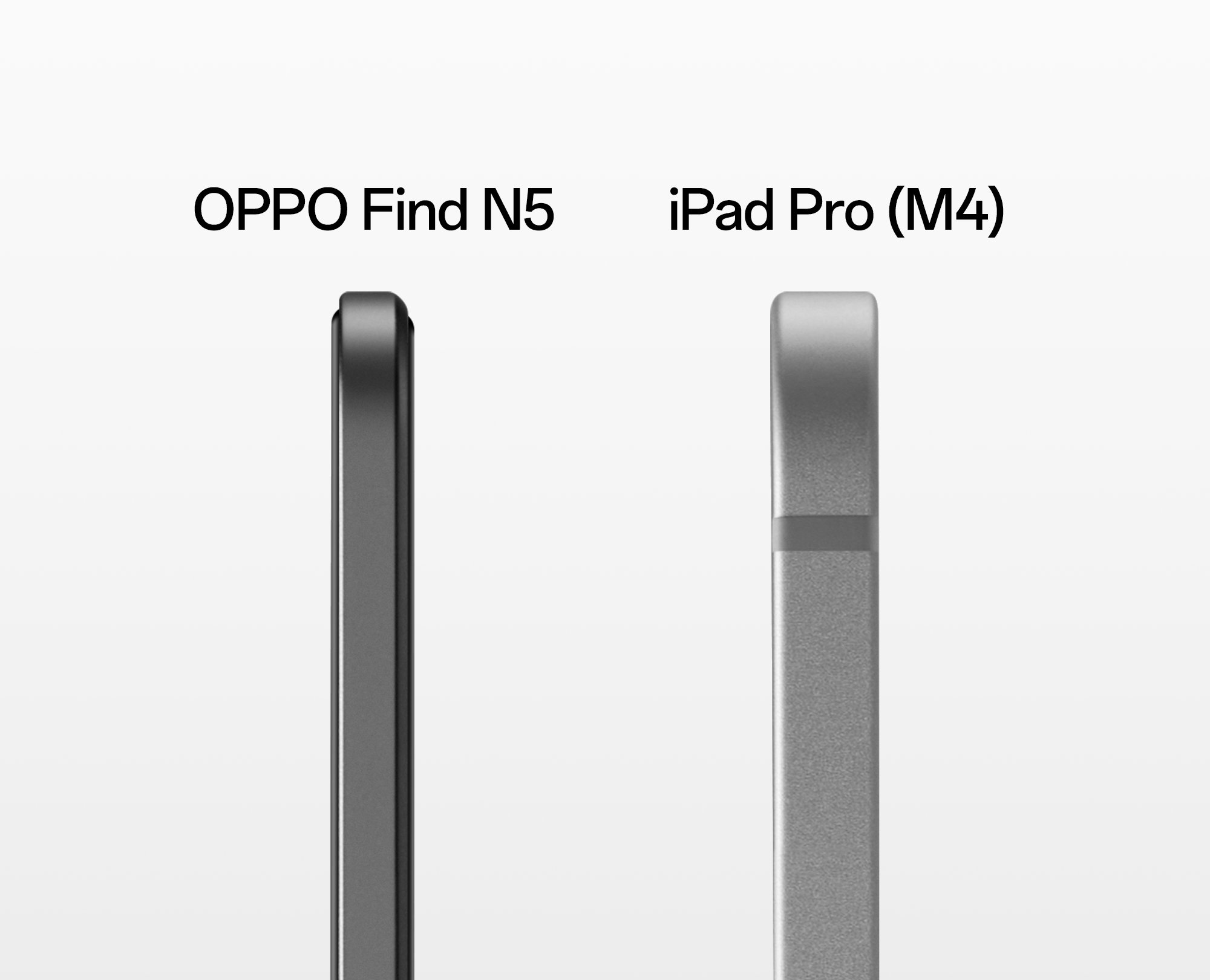 OPPO Find N5 будет тоньше планшета iPad Pro M4