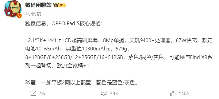 OPPO Pad 5