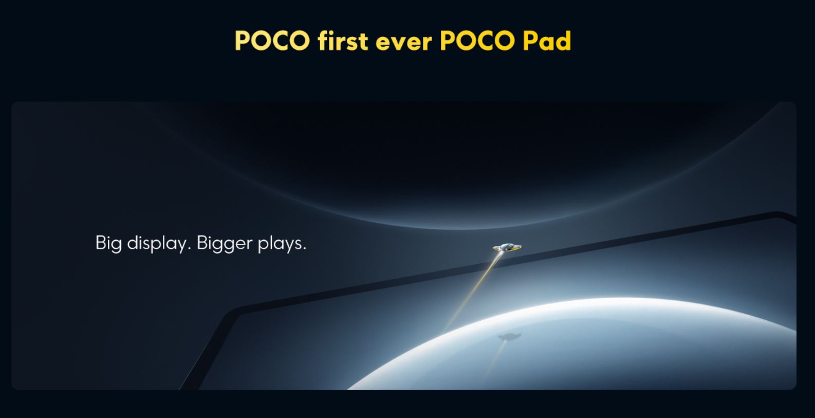 Планшет Poco Pad дебютирует на глобальном рынке 23 мая
