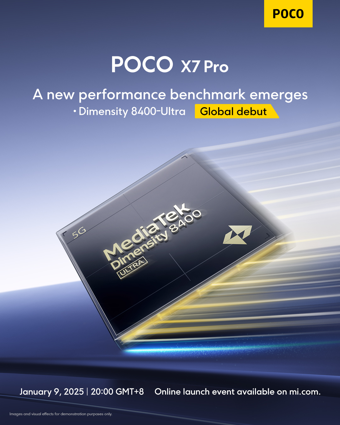 POCO X7 Pro получит новый процессор Dimensity 8400 Ultra