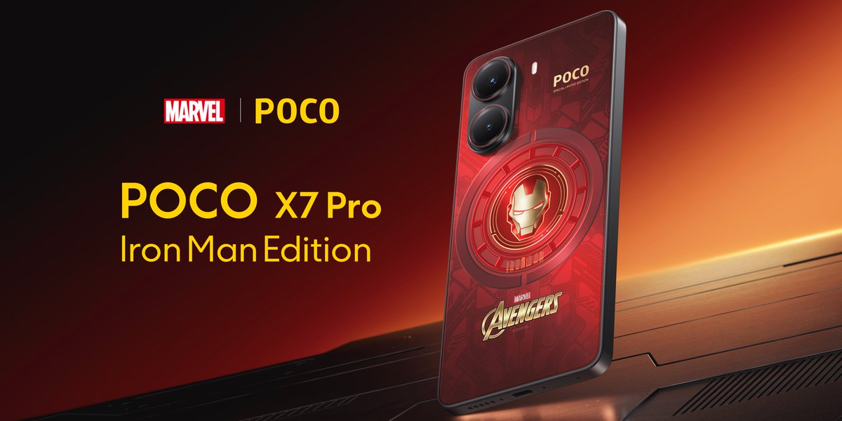 Представлен лимитированный POCO X7 Pro Iron Man Edition