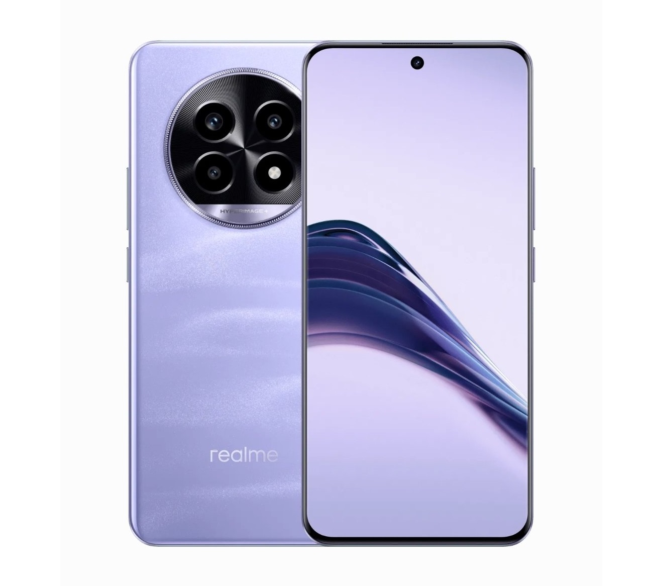 Realme 13 Pro+ в цветовом варианте Monet Purple