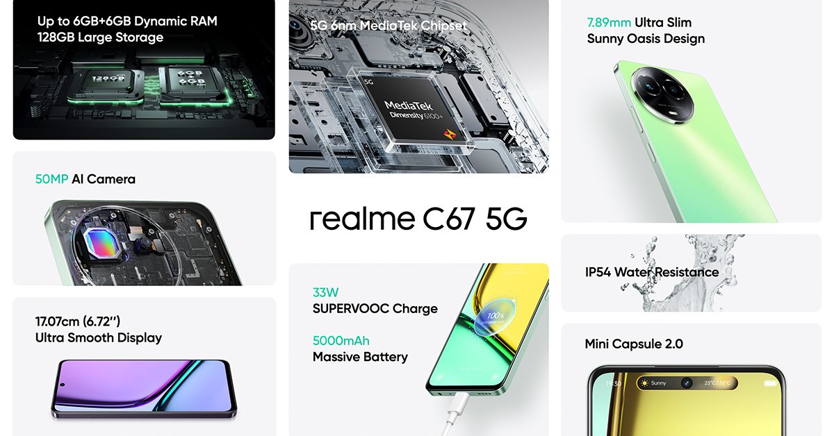 смартфон Realme C67 5G