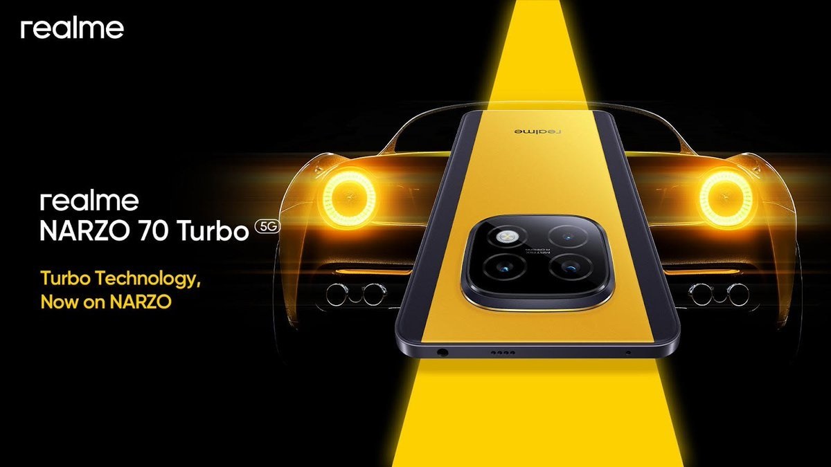 Realme NARZO 70 Turbo 5G с новой технологией Turbo готовится к дебюту