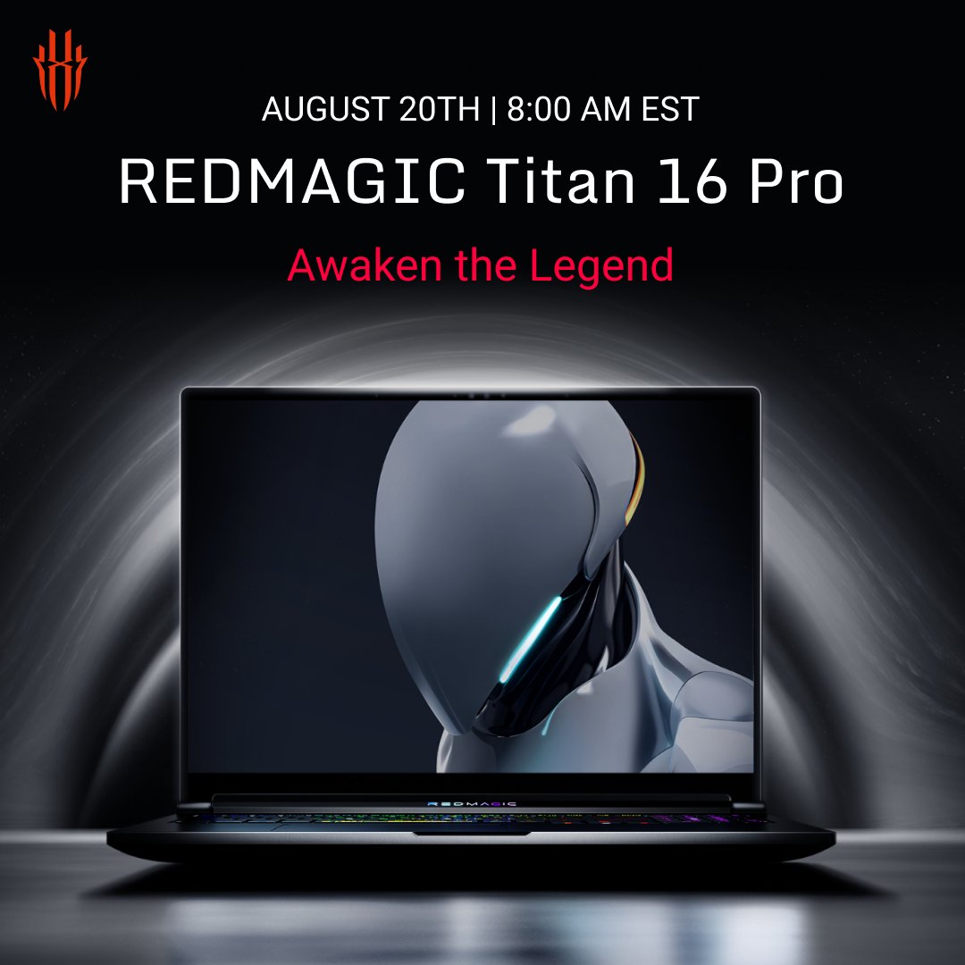 Red Magic Titan 16 Pro дебютирует на международном рынке во второй половине августа