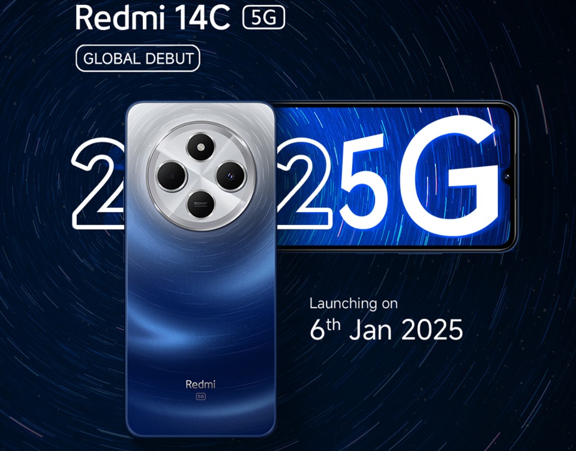 Глобальный дебют Redmi 14C 5G запланирован на начало января