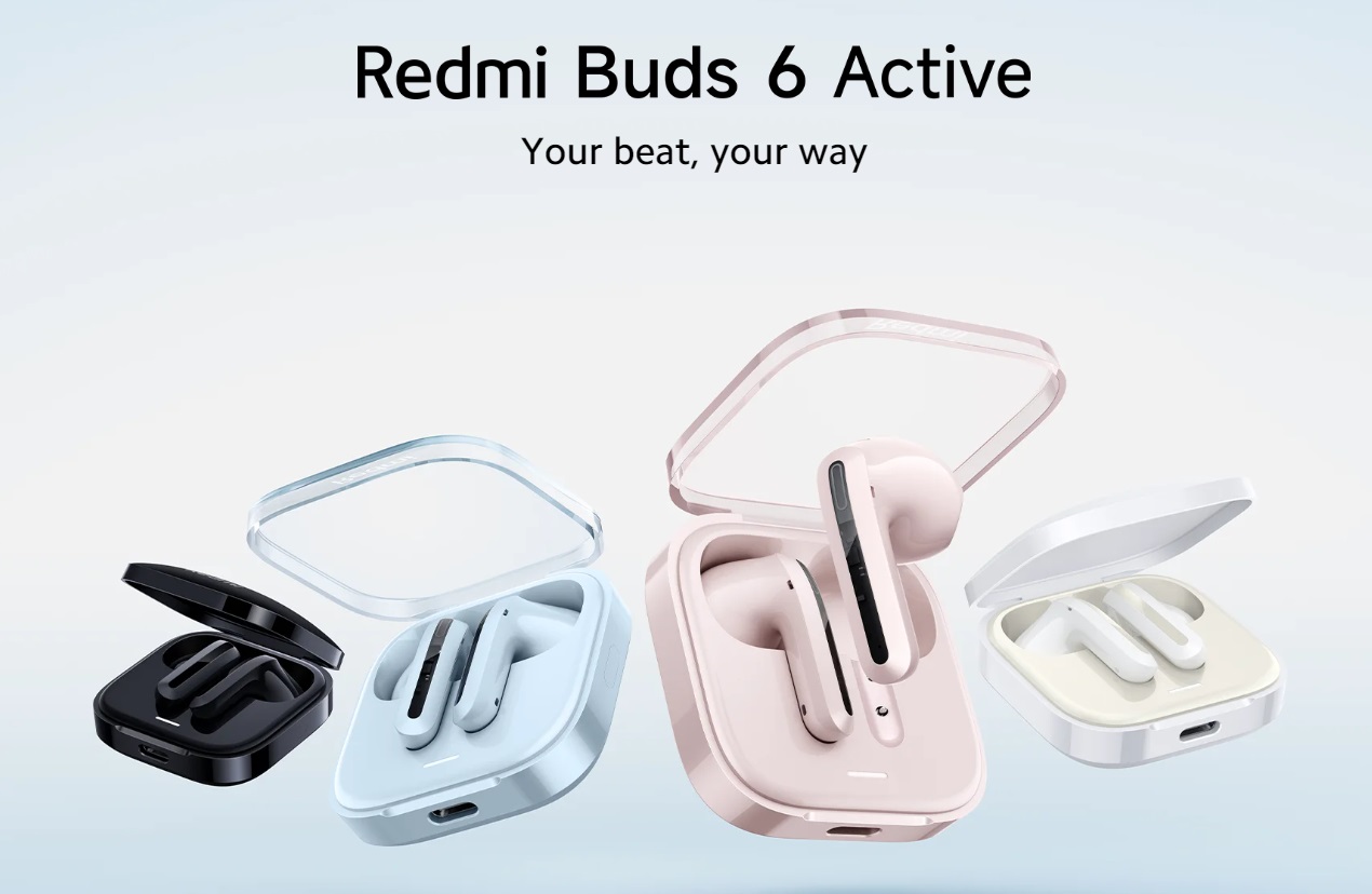 Беспроводные наушники Redmi Buds 6 Active представлены на глобальном рынке