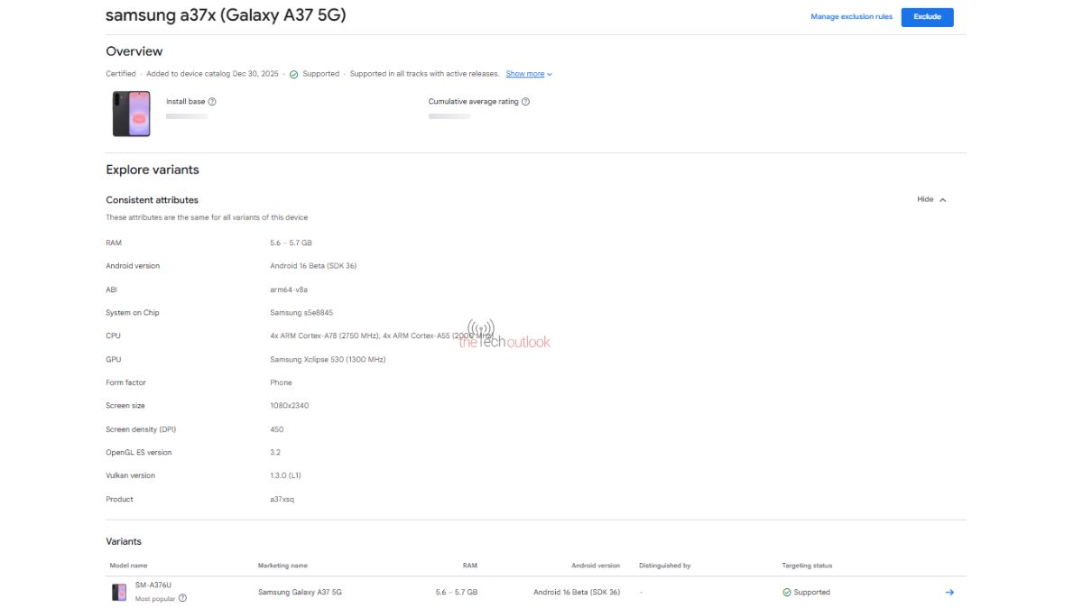 Samsung Galaxy A37 5G