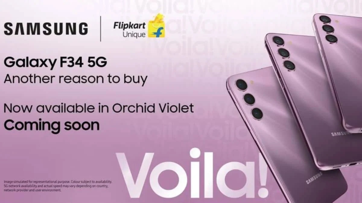 смартфон Samsung Galaxy F34 Orchid Violet