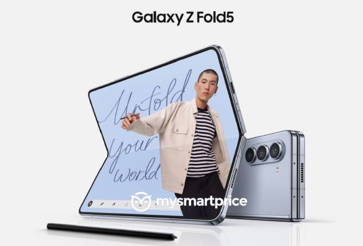 смартфон Samsung Galaxy Z Fold5 пресс-рендер