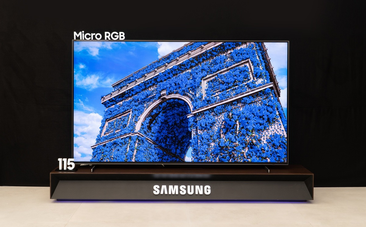 Представлен 115-дюймовый телевизор Samsung Micro RGB