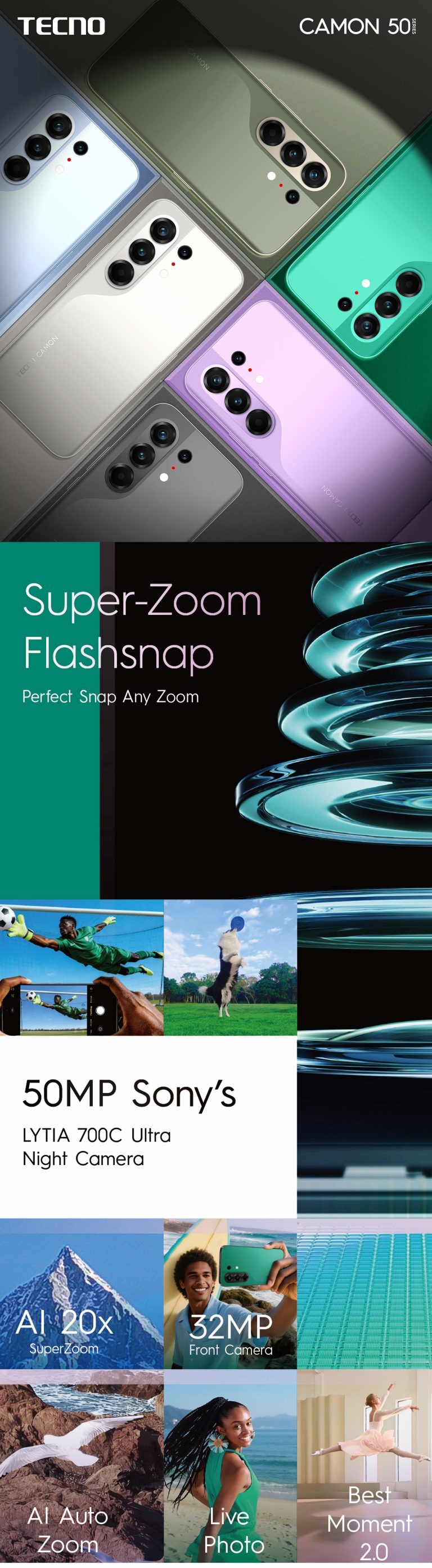 TECNO Camon 50 и Camon 50 Pro