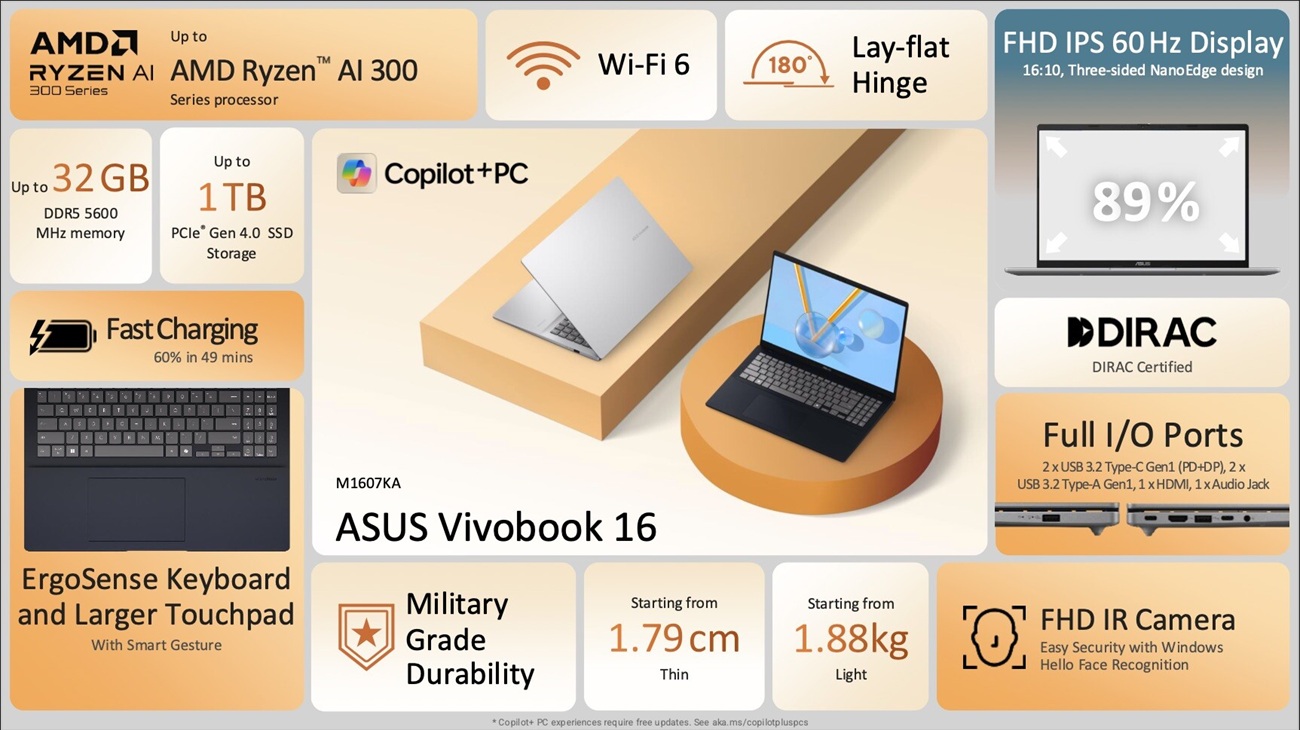 новые Vivobook 14 и Vivobook 16