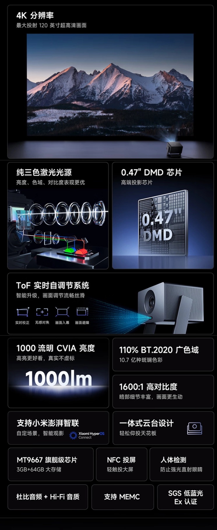 Xiaomi Laser Projector 3