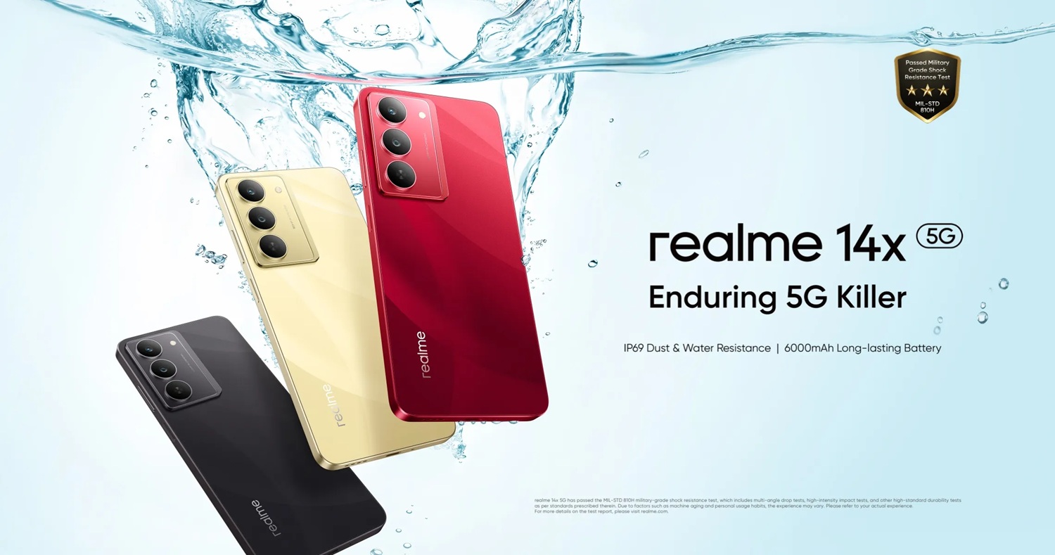 Представлен Realme 14X 5G с аккумулятором 6000 мАч