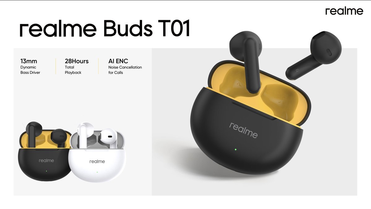 беспроводные наушники Realme Buds T01